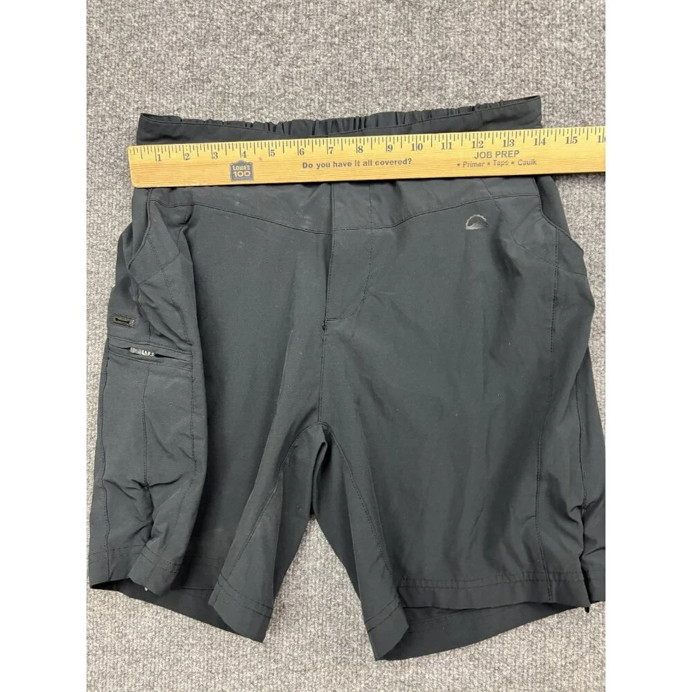 Zoic Mountain Bike MTB Shorts Mens Medium Black Stretch Zip Pockets‎ Elastic